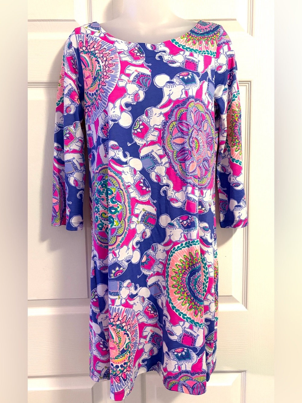 Lilly Pulitzer Summer Dress Bay Dress in Play That Trunky Music New size Small